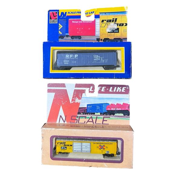 2 VINTAGE NIB Life Like RF & P and CNA Rail Box Freight Box Car N Scale - Picture 13 of 13